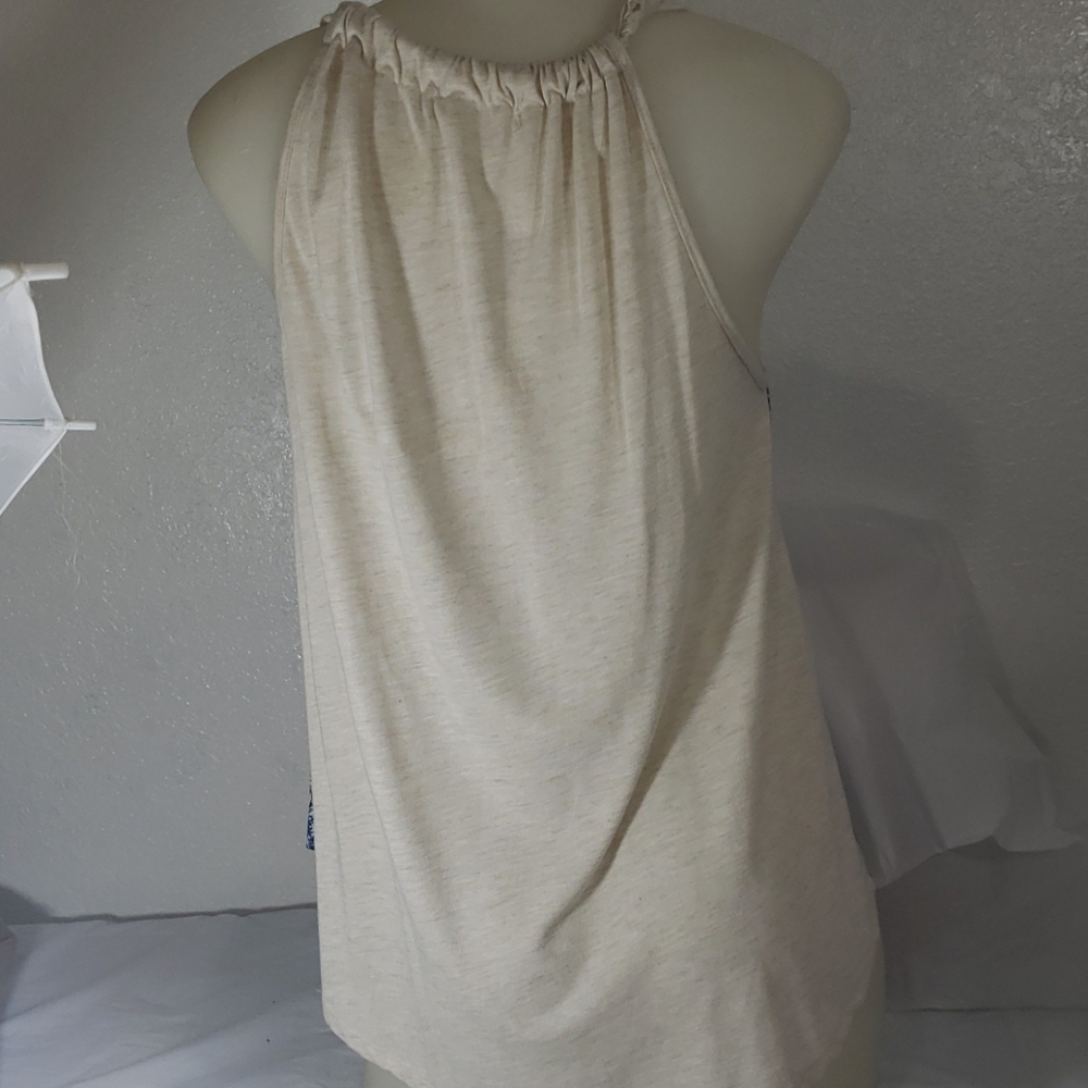 Blue Print Tank Top Large - Picture 3 of 4